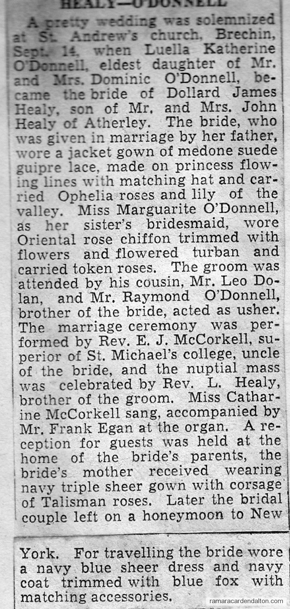 Healy-O'Donnell Healy-O'Donnell