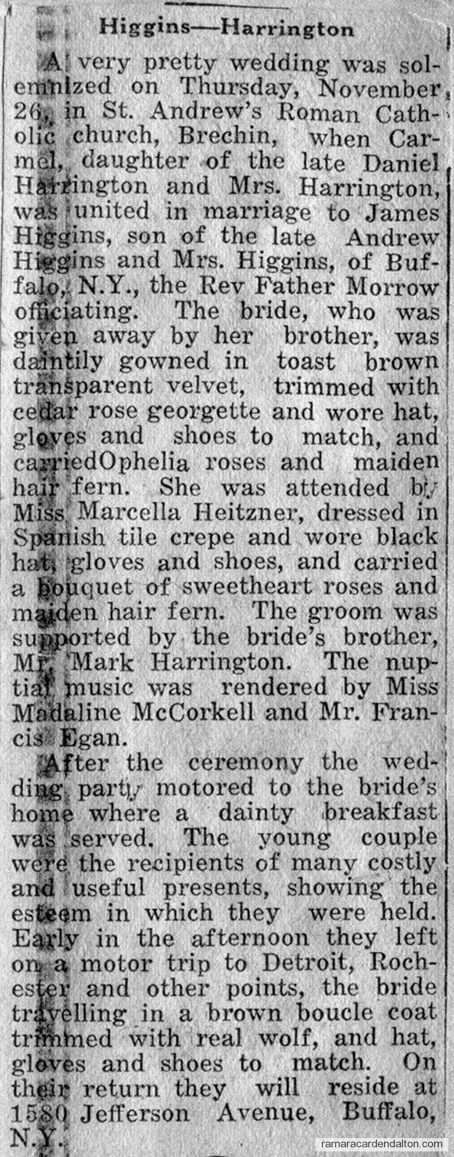 Higgins-Harrington Higgins-Harrington