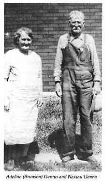 Adeline BRUNSON (1876-1949) & Wm. Nassua GENNO (1870-1954) Adeline BRUNSON (1876-1949) & Wm. Nassua GENNO (1870-1954)