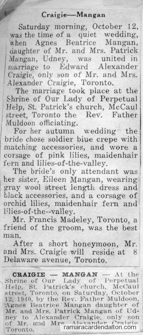 Craigie-Mangan Craigie-Mangan