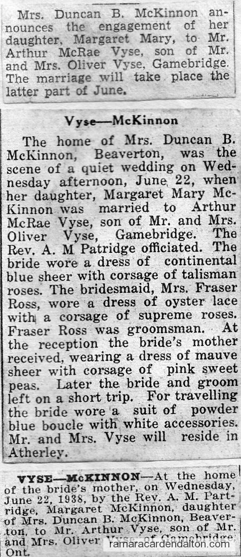 Vyse-McKinnon Vyse-McKinnon