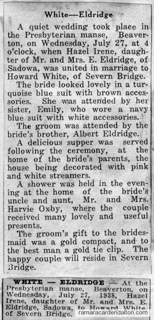 White-Eldridge White-Eldridge