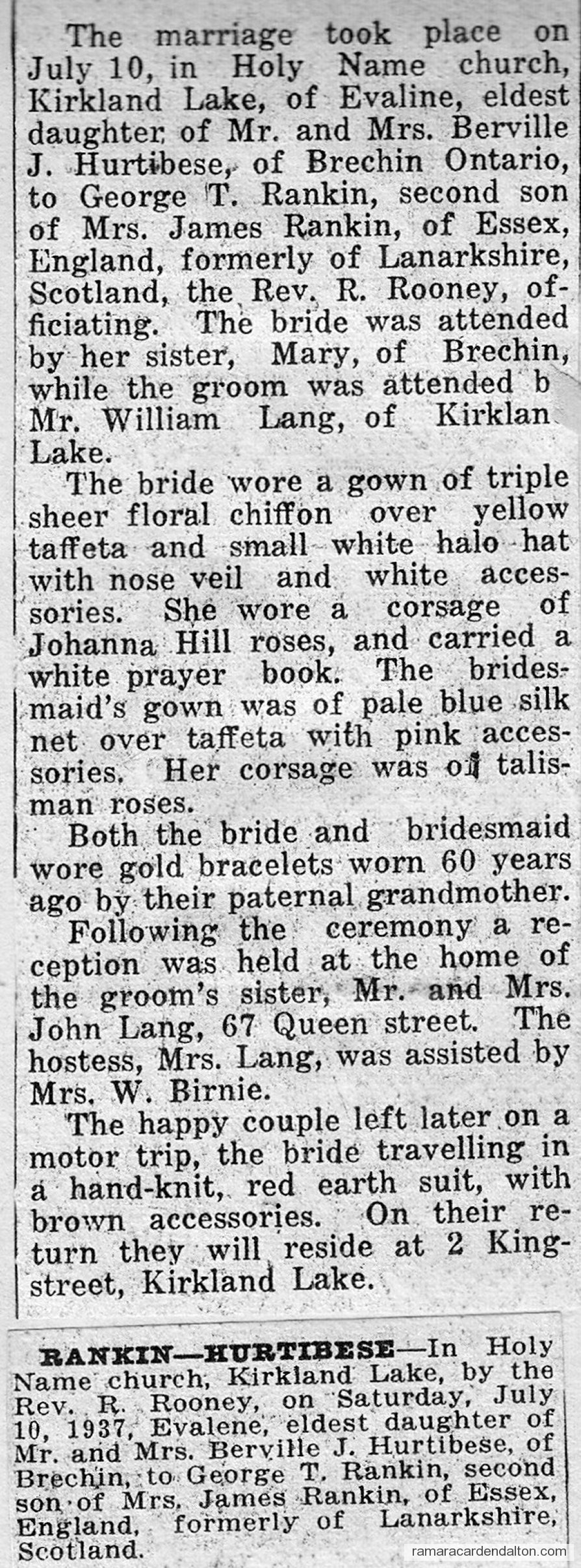 Rankin-Hurtibese Rankin-Hurtibese